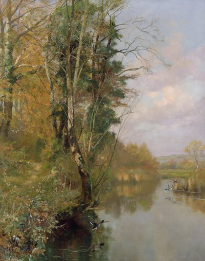 Der Fluss Frome, Morton bei Dorchester, 1901 von Frederick William Newton Whitehead